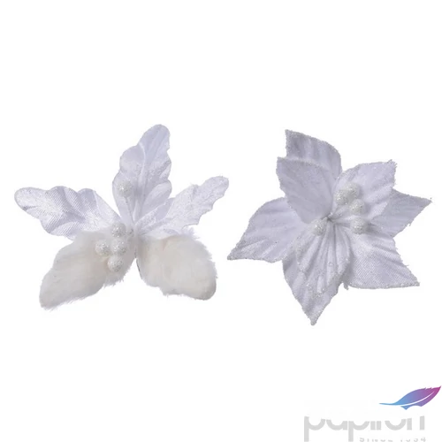 Mikulásvirág karácsonyi 24' csiptetős, 2 féle 2cm sdkae