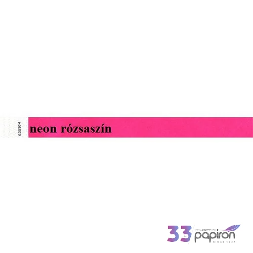 Karszalag 45720 tyvek neon rózsaszín