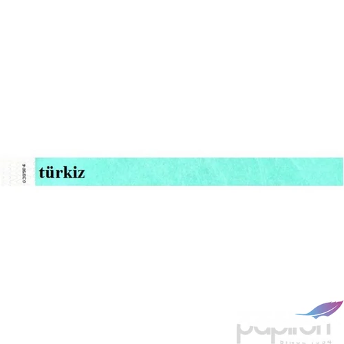 Karszalag 45720 tyvek türkiz 