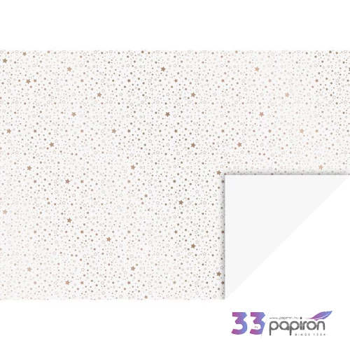 Karton HEYDA (50x70) 240g karácsonyi  fehér alapon ro