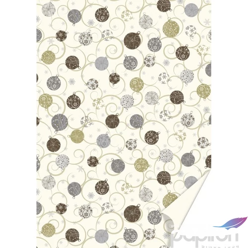 Karton HEYDA (50x70) 300g karácsonyi arany gömbök  20 