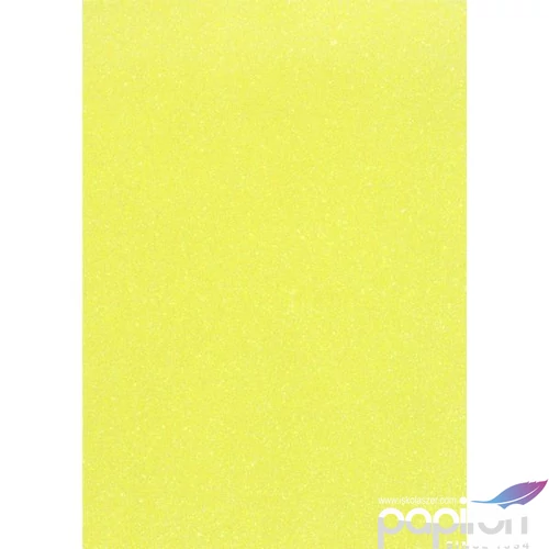 Karton HEYDA A/4 200g csillámos neon sárga 2118930030