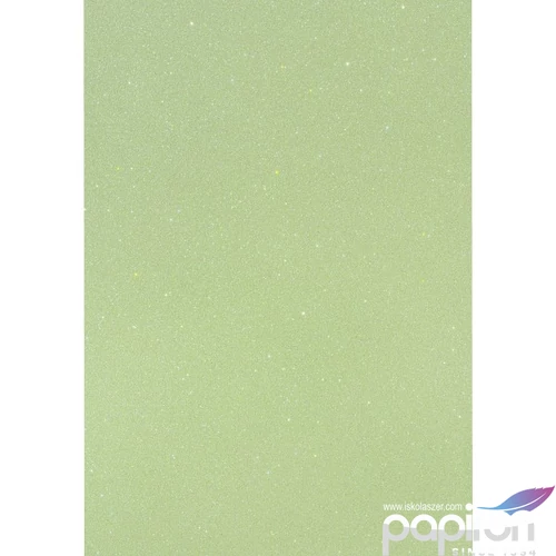 Karton HEYDA A/4 200g csillámos pasztell zöld 2118930045