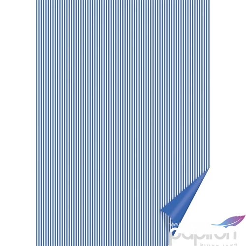 Karton kétoldalas HEYDA A/4 200g csíkos k.kék-fehér  204774635 
