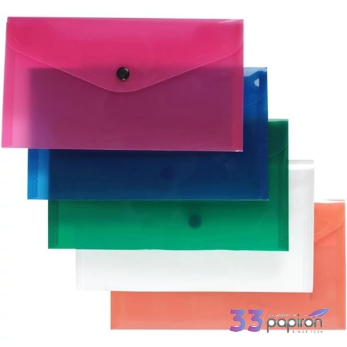 Irattasak patentos DL - KPP áttetsző zöld KartonP+P 2-365