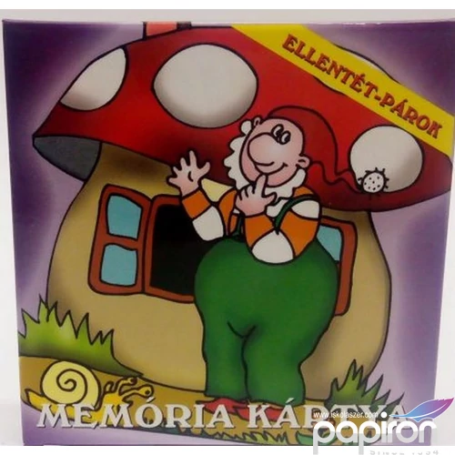 Kártya memória ellentét-párok