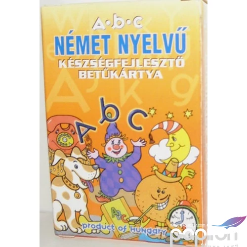 Kártya német nyelvű betű