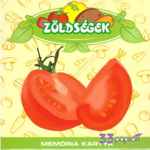 Kártya Zöldségek