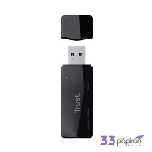Kártyaolvasó SD + MicroSD kártyához USB 45718 gen1 TRUST Nanga fekete