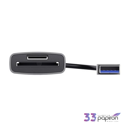 Kártyaolvasó SD + MicroSD kártyához USB 45718 gen1 TRUST Dalyx ezüst