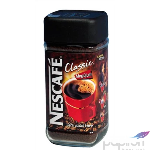 Kávé Nescafe Classic instant kávé, üveges, 100 g KHK011