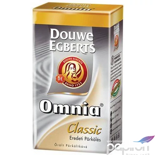 Kávé Omnia 250g pörkölt kávé, őrölt, vákuumos csom. DOUWE EGBERTS