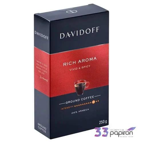 Kávé pörkölt őrölt 250 g DAVIDOFF Rich Aroma