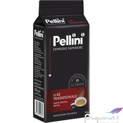 Kávé pörkölt őrölt 250 g,  PELLINI Tradicionale