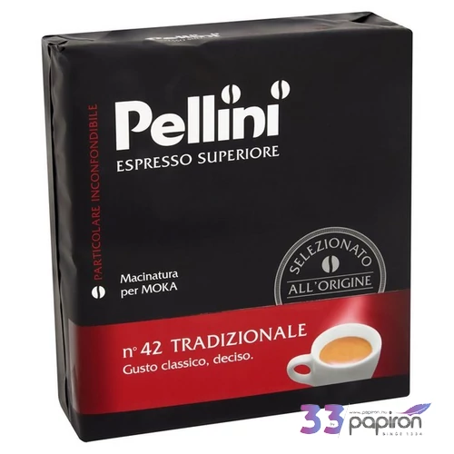 Kávé pörkölt őrölt 2x250 g PELLINI Tradizionale