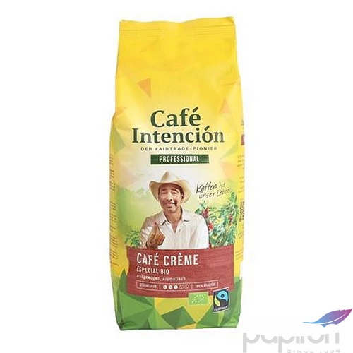 Kávé pörkölt szemes 1000 g CAFÉ INTENCIÓN Professional Café Créme Especial BIO