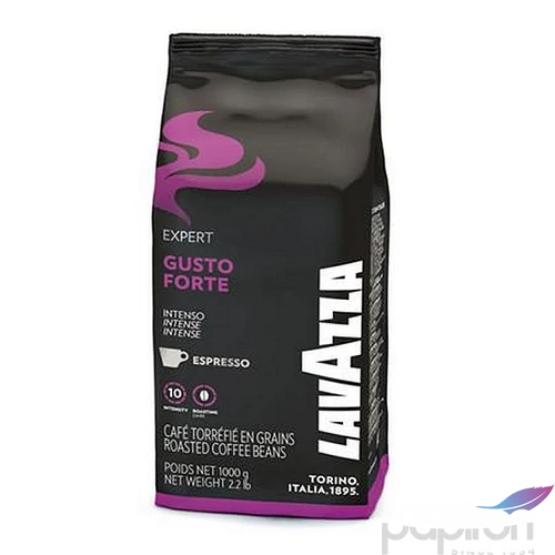 Kávé pörkölt szemes 1000 g LAVAZZA Gusto Forte