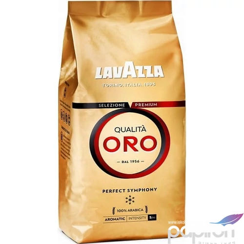 Kávé pörkölt szemes 1000 g LAVAZZA Qualita Oro