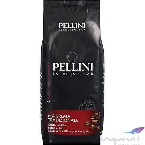 Kávé pörkölt szemes 1000 g, PELLINI Crema Tradizionale