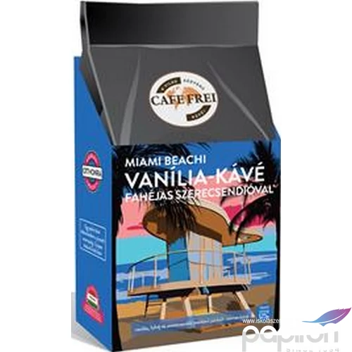 Kávé pörkölt, szemes 125 g fahéjjal és szerecsendióval Miami vanília CAFE FREI