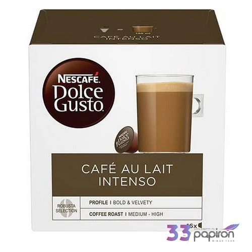Kávékapszula 16db NESCAFÉ DOLCE GUSTO Café au Lait Intenso