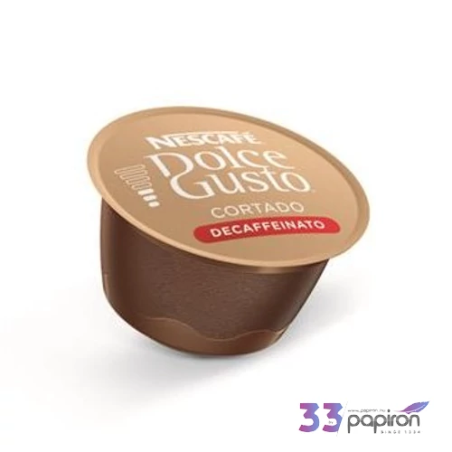 Kávékapszula 16db,  NESCAFÉ DOLCE GUSTO Cortado koffeinmentes