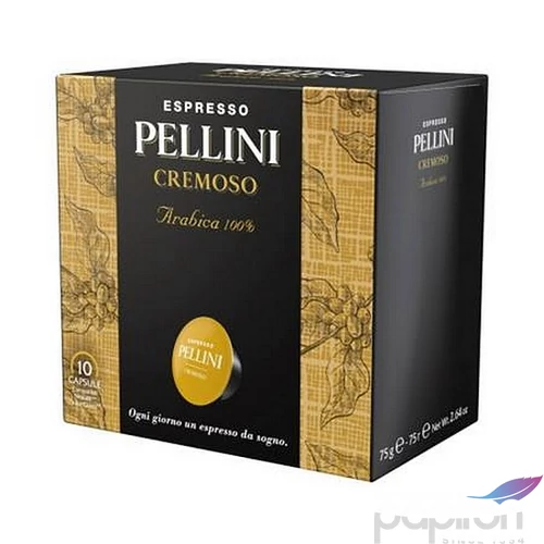 Kávékapszula Dolce Gusto kompatibilis 10db, PELLINI Cremoso