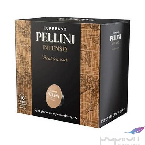 Kávékapszula Dolce Gusto kompatibilis 10db, PELLINI Intenso