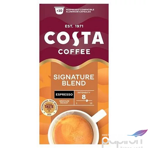 Kávékapszula Nespresso kompatibilis 10db COSTA Signature Blend Espresso