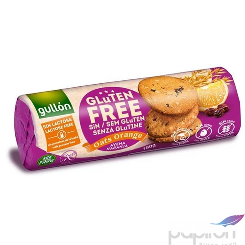 Keksz 180 g GULLÓN gluténmentes zabbal és naranccsal