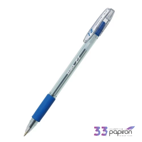 Toll Zebra Z-1 kék kupakos golyóstoll 0,7mm