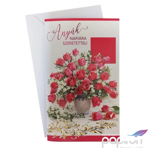 Képeslap 7 ARGUS 15-6463A Anyák napjára szeretettel tulip 