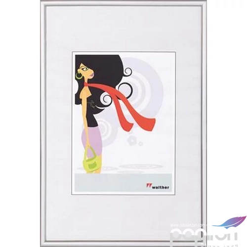 Képkeret 21x29cm New Lifestyle fehér műanyag álló/fekvő képkeret 690-KV130W