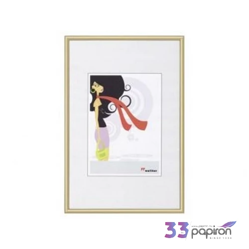 Képkeret 21x29cm New Lifestyle arany, műanyag álló/fekvőKépkeret