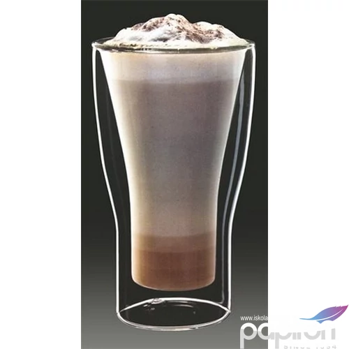 Pohár kávés - kávéspohár Latte macchiatos pohár34cl, 2db-os szett duplafalú üveg