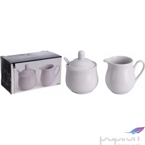 Kerámia szett Niza 180ml kerámia tejkiöntő+cukortartó 2db-os készlet