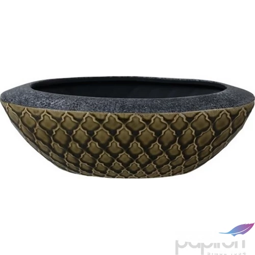 Kerámia Tál khaki 32x16x11cm