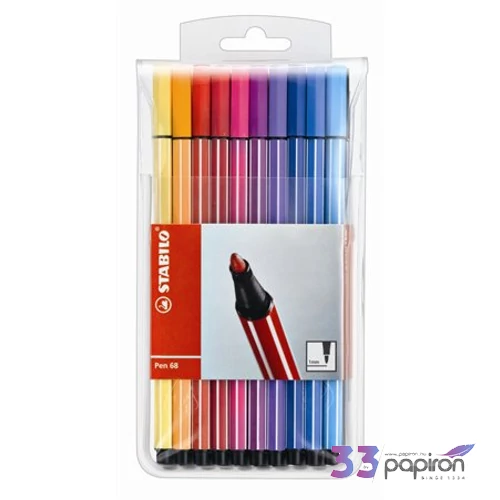 Filckészlet 20 Stabilo Pen 68 1mm-es 20színű készlet Írószerek STABILO 6820/PL
