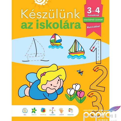 Készségfejlesztő gyermekeknek Készüljünk az iskolára - 3-4 éveseknek