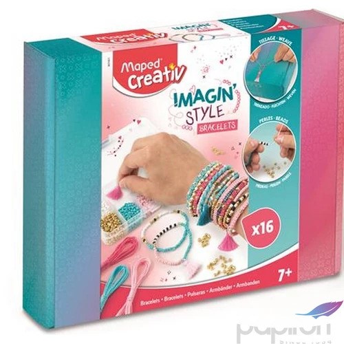Készségfejlesztő készlet Maped Karkötő készítő készlet, MAPED CREATIV Imagin Style