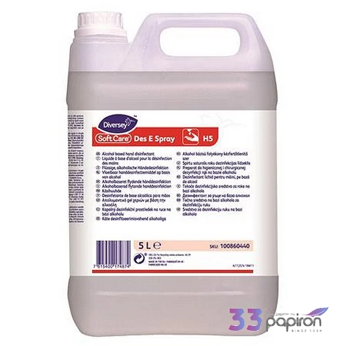 Kézfertőtlenítő folyadék alkoholos 5 l Soft Care Des E Spray
