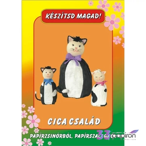 Kézműves csomag Cicacsalád