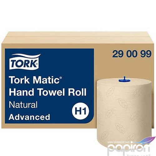 Kéztörlő tekercses 2 2 rétegű H1 rendszer Advanced TORK Matic natúr