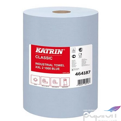 Kéztörlő tekercses 2 2 rétegű KATRIN Classic XXL2 kék