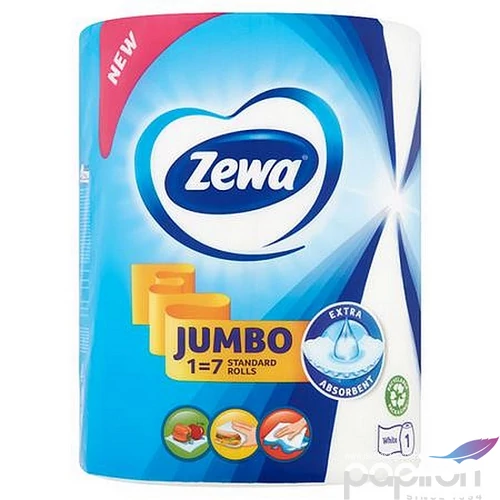 Kéztörlő tekercses 325lap ZEWA Jumbo White