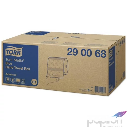 Kéztörlő tekercses H1 rendszer 22 rétegű 150 m TORK Matic kék