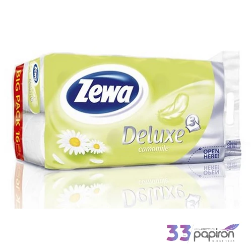 Toalettpapír 3rétegű Zewa 16 tekercses Deluxe kamilla KHHZ22