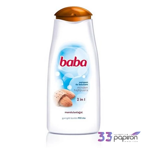 Hajsampon Baba 2in1 400ml mandula 0