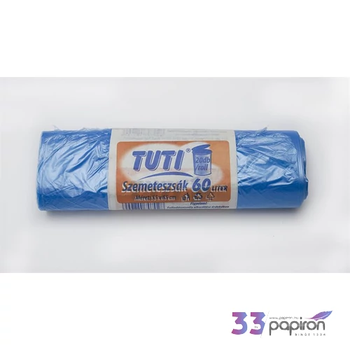 Szemeteszsák 60l Tuti 20db/csomag KHT193