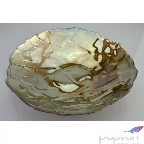 Kínálótál üvegből 30cm canyon m:6cm